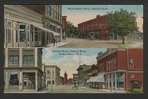 Washington Street, looking north ; Tarboro Street, looking west, Rocky Mount, N.C.